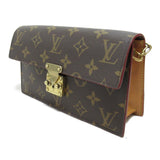 Louis Vuitton S lock belt pouch GM waist bag Brown Monogram PVC coated canvas