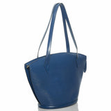Louis Vuitton Epi Saint-Jacques Handbag Tote Bag Toledo Blue Leather Women's Louis Vuitton