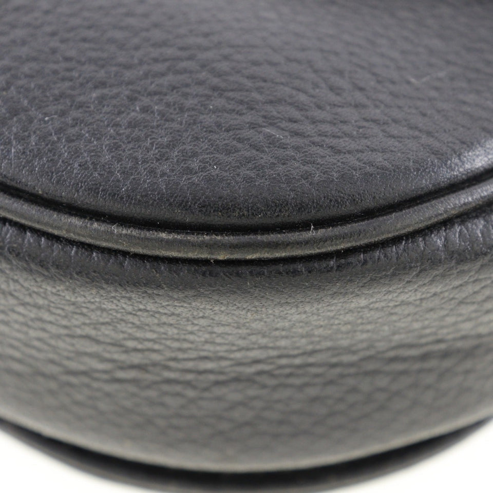 Burberry Black Leather Shoulder Bag ( )
