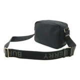 Burberry Black Nylon Leather Shoulder Bag ( )