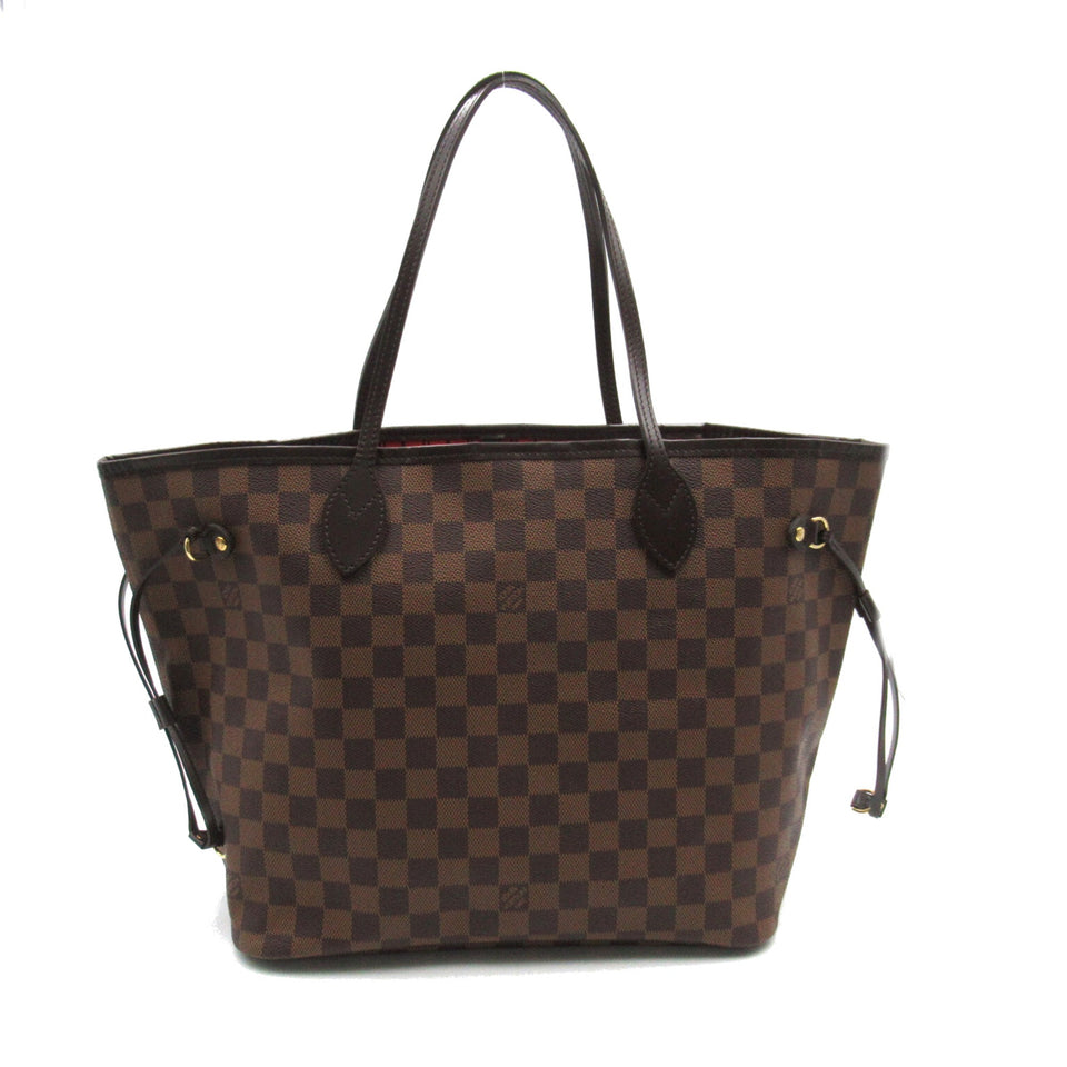 Louis Vuitton Neverfull MM Brown Ebene Damier PVC coated canvas Tote