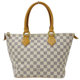 Louis Vuitton Bag Damier Azul Ladies Tote Handbag Saleya PM White Gray
