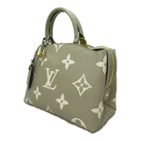 Louis Vuitton Petit Palais PM handbag Beige Turtle claim Monogram empreinte leather