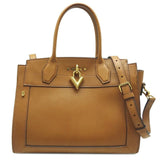 Louis Vuitton Steamer MM Women's HandBag Calf Camel [Brown]