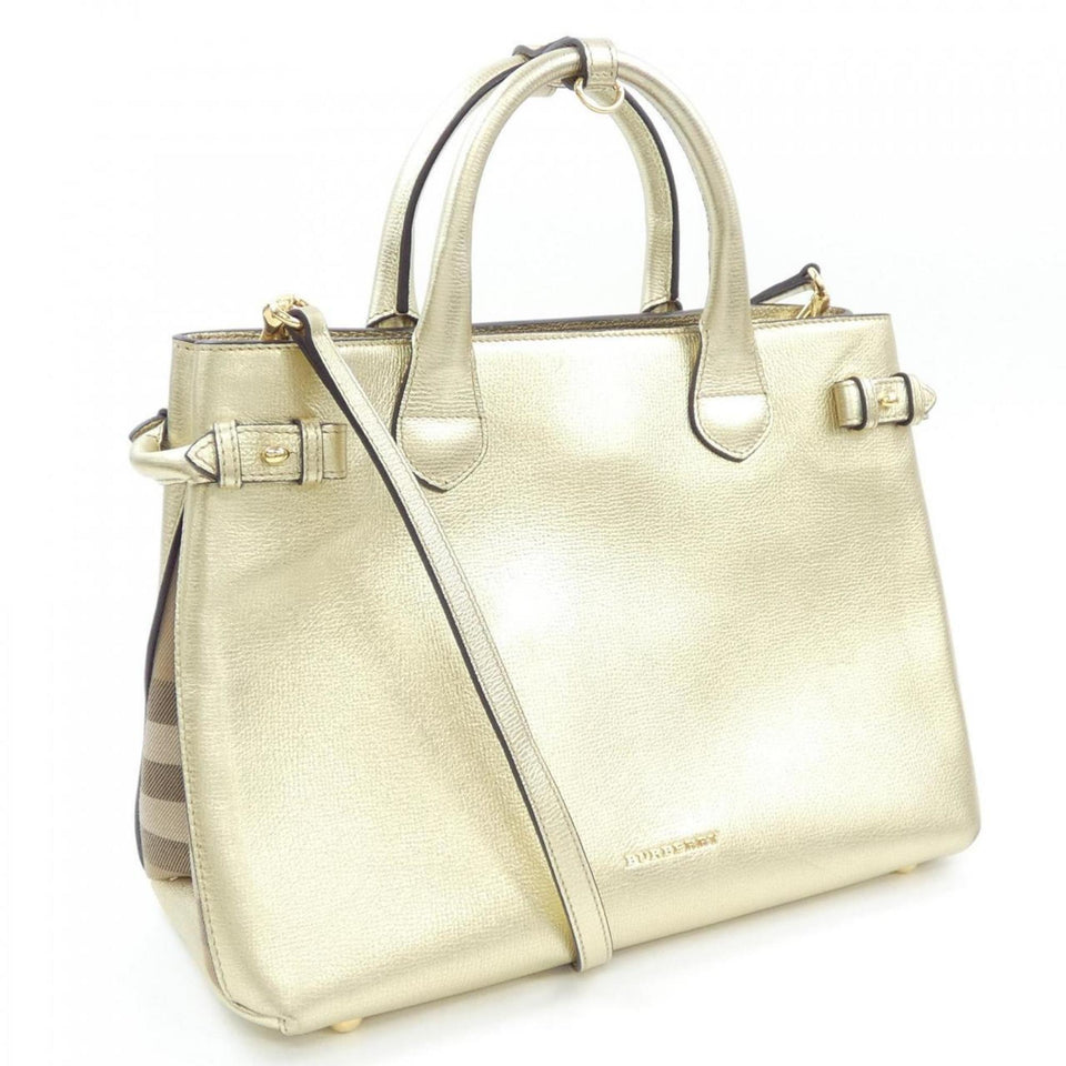 Burberry Gold Handbag ( )