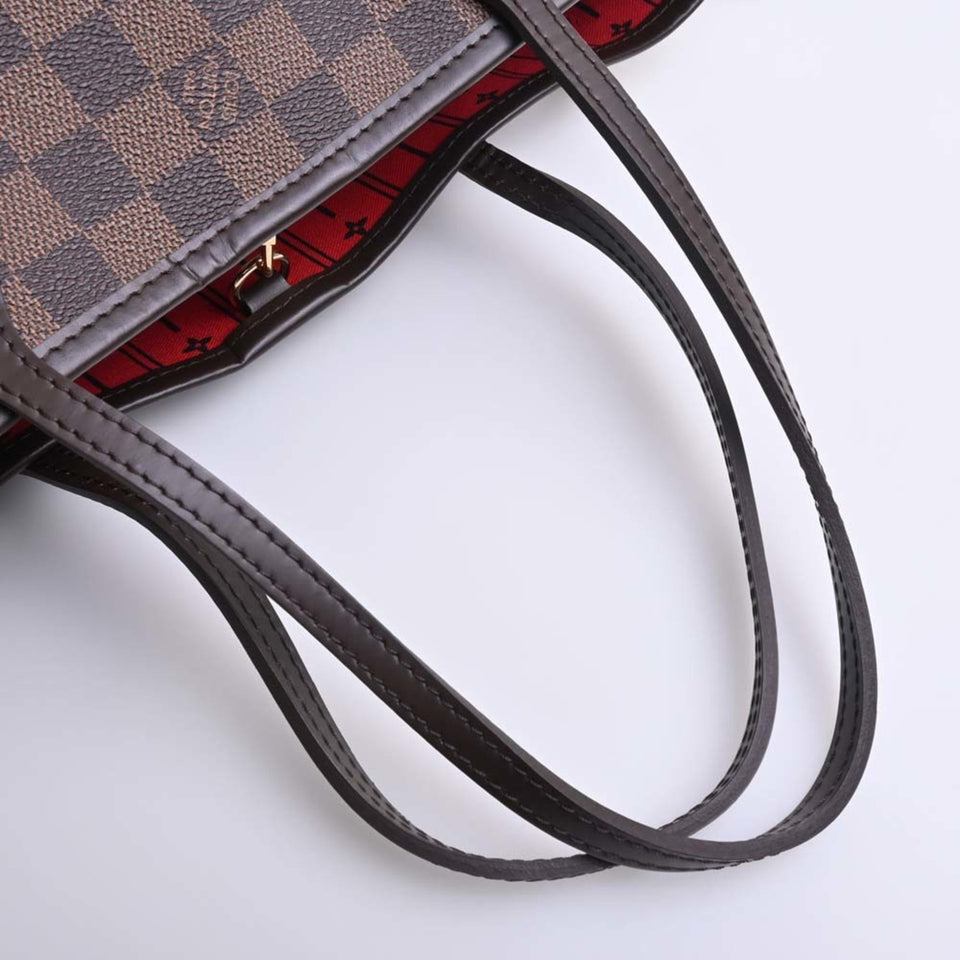 Louis Vuitton Damier Neverfull PM Tote Bag Brown Women's