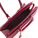 Louis Vuitton Epi Soufflot MM Women's Handbag,Shoulder Bag Fuchsia