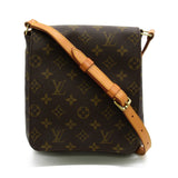 Louis Vuitton Mtte Salsa Short Shoulder Bag Brown Monogram PVC coated canvas