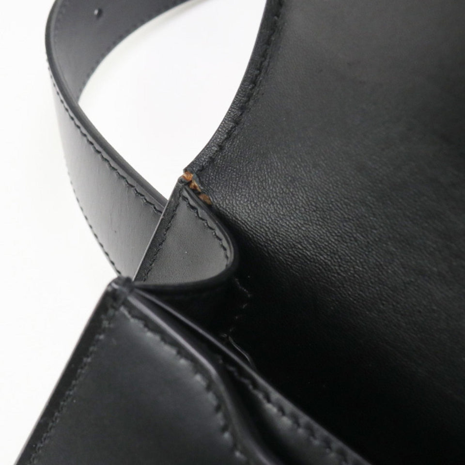 Burberry Black Leather Fanny Pack ( )