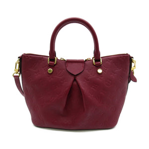 Louis Vuitton Mazarine PM Shoulder Bag Purple Leysin Monogram empreinte Calfskin [cowhide]