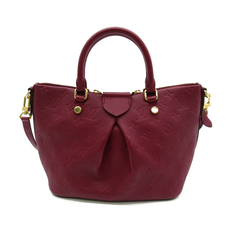 Louis Vuitton Mazarine PM Shoulder Bag Purple Leysin Monogram empreinte Calfskin [cowhide]