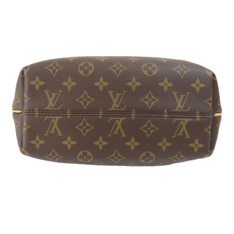 Louis Vuitton Turen PM Monogram Handbag Canvas Women's