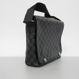 Louis VuittonAuth Damier Graphite District PM Men's Shoulder Bag