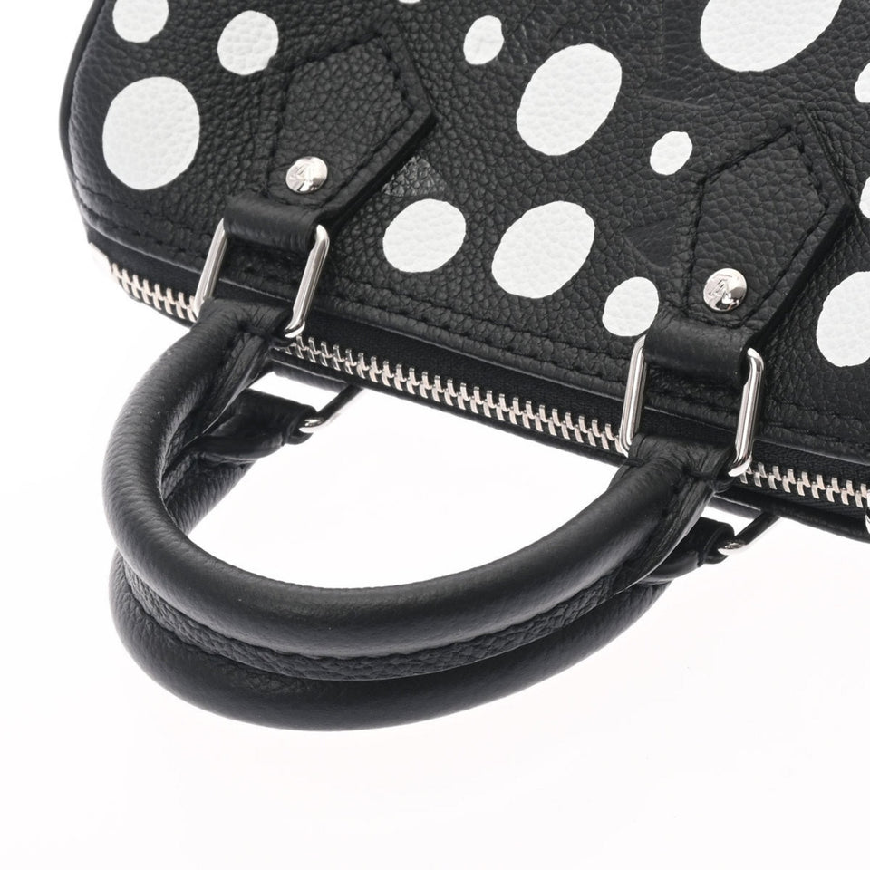Louis Vuitton Monogram Nano Yayoi Kma Collaboration Black White Women's Implant [Dot] Shoulder Bag