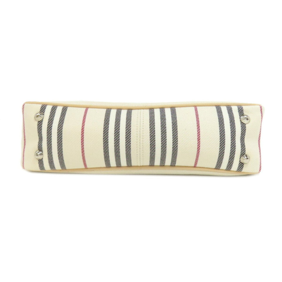 Burberry Beige Canvas Handbag ( )