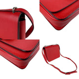 Burberry Red Color Leather Shoulder Bag ( )