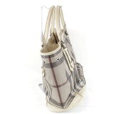 Burberry Beige Pvc Handbag Tote Bag ( )
