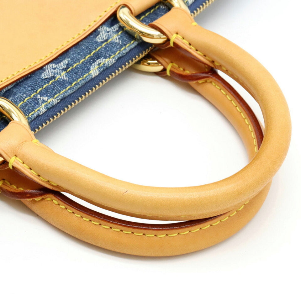 Louis Vuitton Monogram Neo Handbag Boston Bag Blue