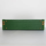 Louis VuittonAuth Epi Trunk Case President 45 Men,Women,Unisex Bag Borneo Green
