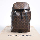 Louis Vuitton Monogram Macassar Backpack Rucksack Brown Women's