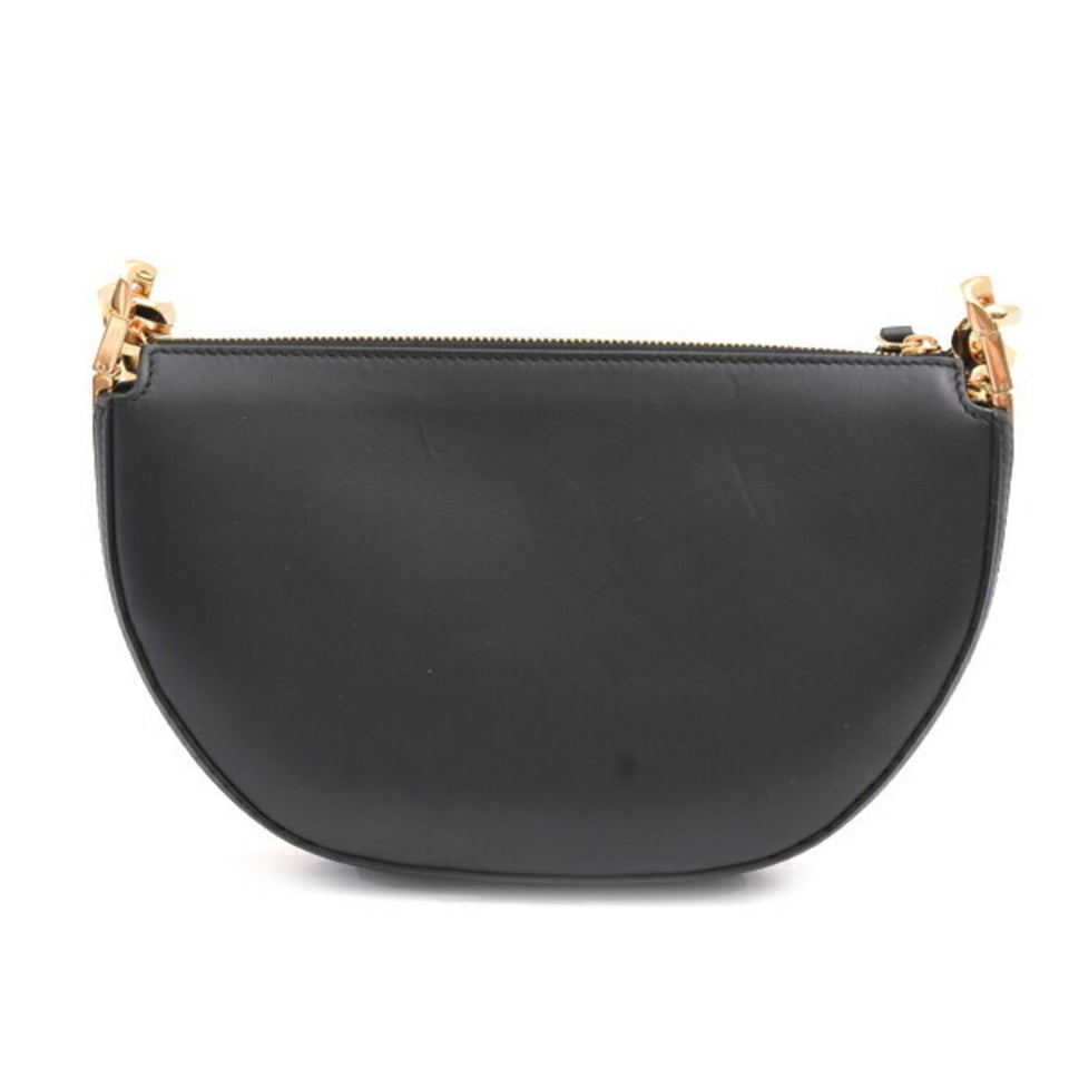 Burberry Black Leather Shoulder Bag ( )