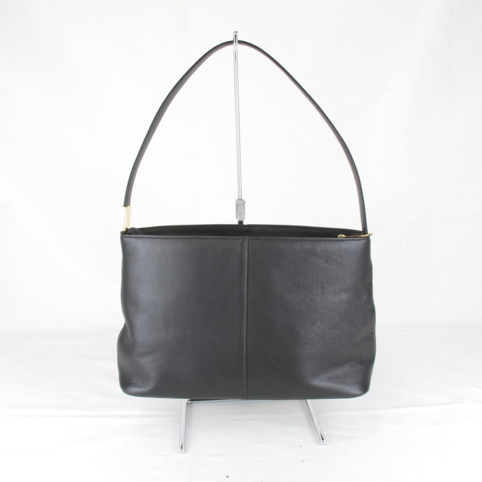 Burberry Black Leather Shoulder Bag ( )