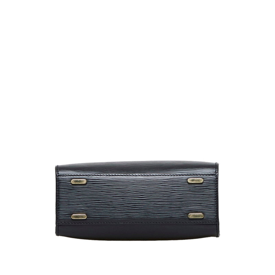 Louis Vuitton Epi Figari PM Handbag Noir Black Leather Ladies