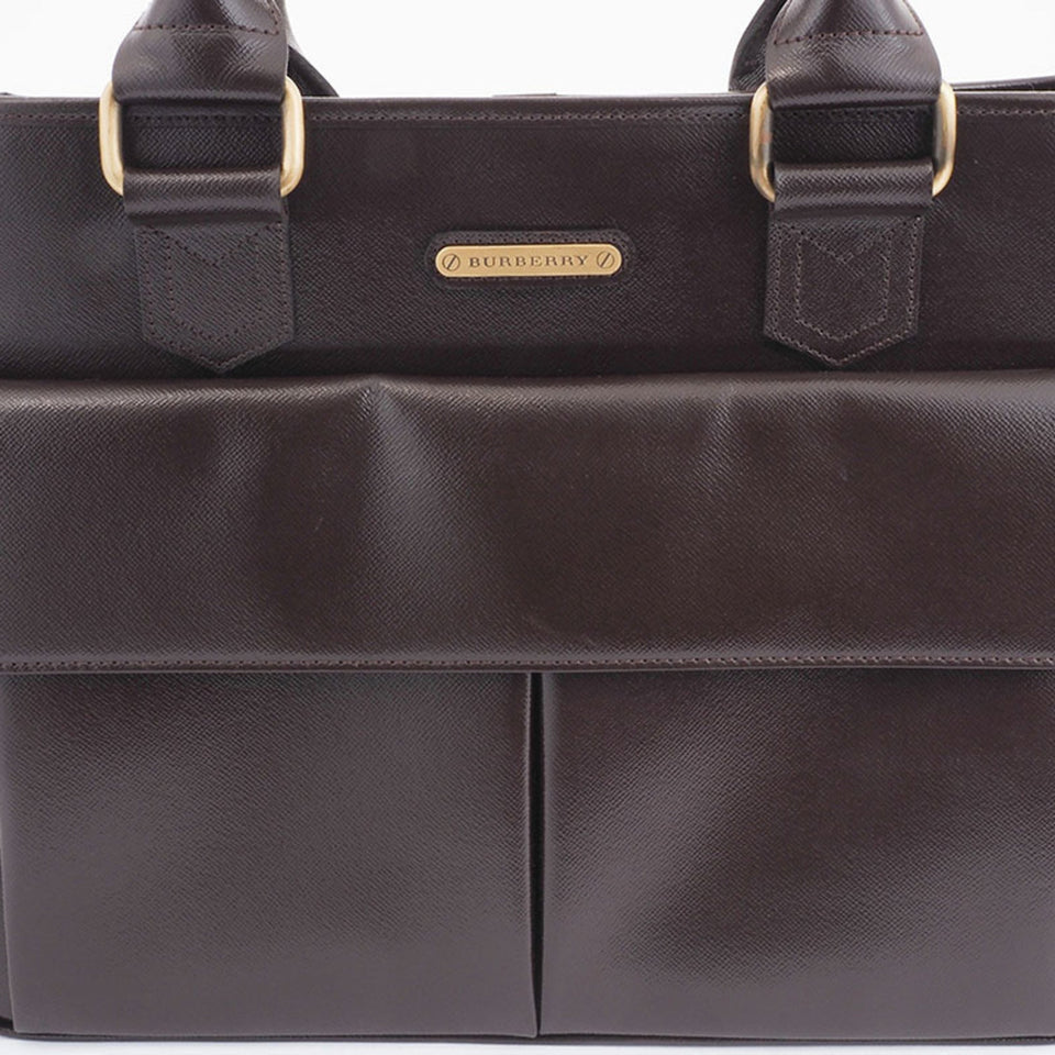 Burberry Brown Leather Handbag ( )