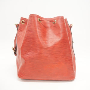 Louis Vuitton Petit Noe One Shoulder Bag Epi Red Ladies
