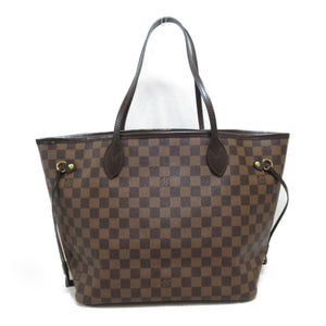 Louis Vuitton Neverfull MM Tote Bag Brown Damier PVC coated canvas
