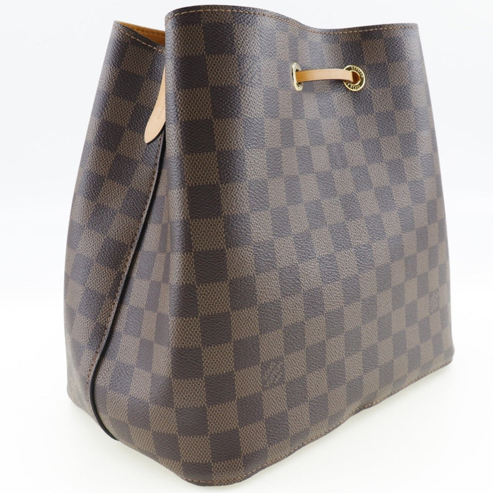 Louis Vuitton Neonoe Damier Canvas Brown Women's Shoulder Bag