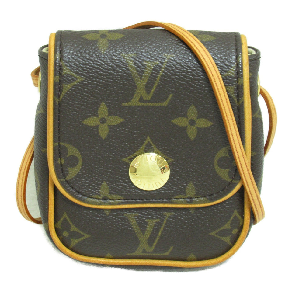 Louis Vuitton Pochette Cancoon Brown PVC coated canvas Clutch