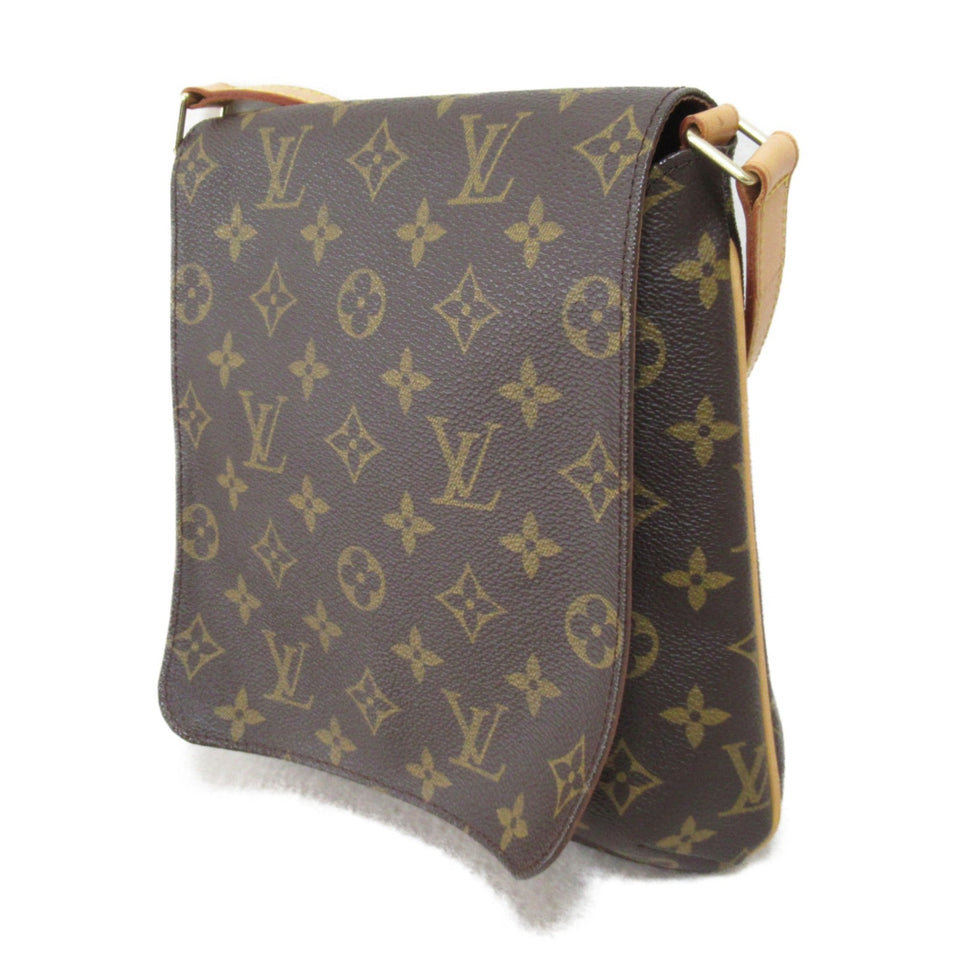 Louis Vuitton Mtte Salsa Short Shoulder Bag Brown Monogram PVC coated canvas