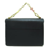 Louis Vuitton Twisted MM Shoulder Bag Black Black Epi leather