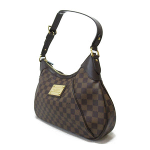Louis Vuitton Thames GM Shoulder Bag Brown Ebene Damier PVC coated canvas