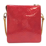 Louis Vuitton Mott *There is a crack on the strap Women's shoulder Bag [] Vernis Rouge [Red]