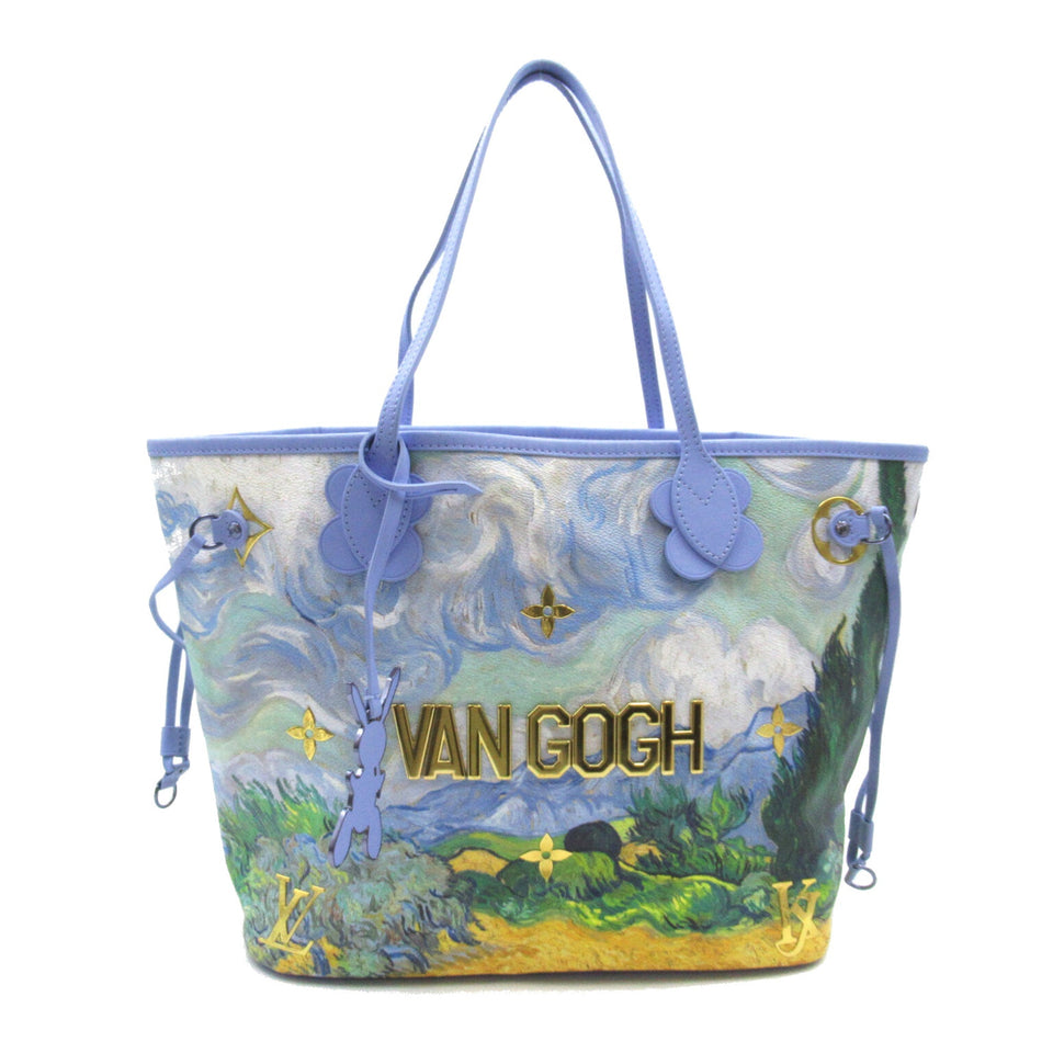 Louis Vuitton Van Gogh Neverfull MM Blue Masters collection PVC coated canvas Tote