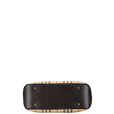Burberry Beige Brown Pvc Leather Handbag Tote Bag ( )