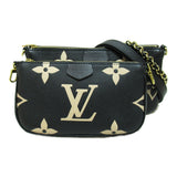 Louis Vuitton Multi Pochette Accessoires Black Monogram empreinte leather Clutch