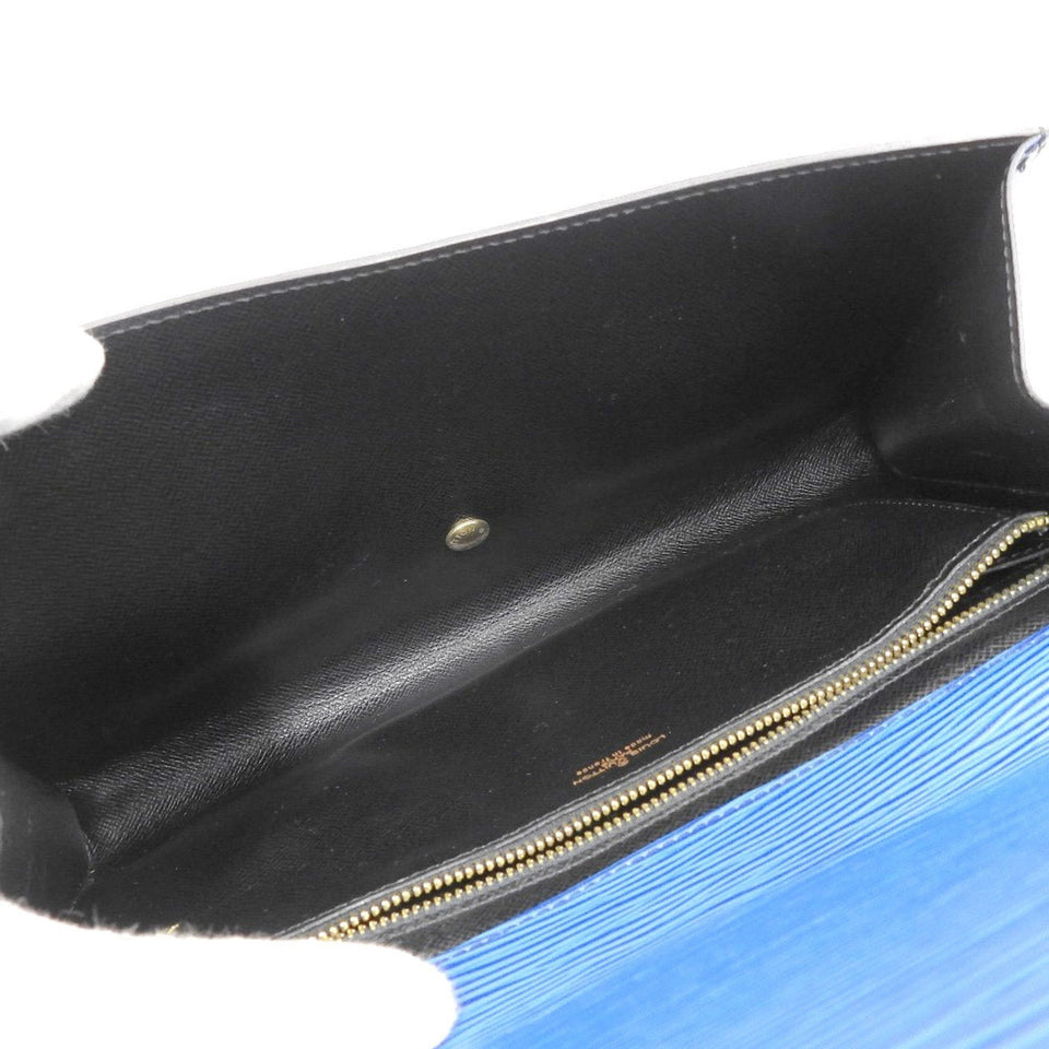 Louis Vuitton Epi Art Deco Second Bag Clutch Toledo Blue