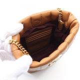 Burberry Brown Leather Shoulder Bag ( )