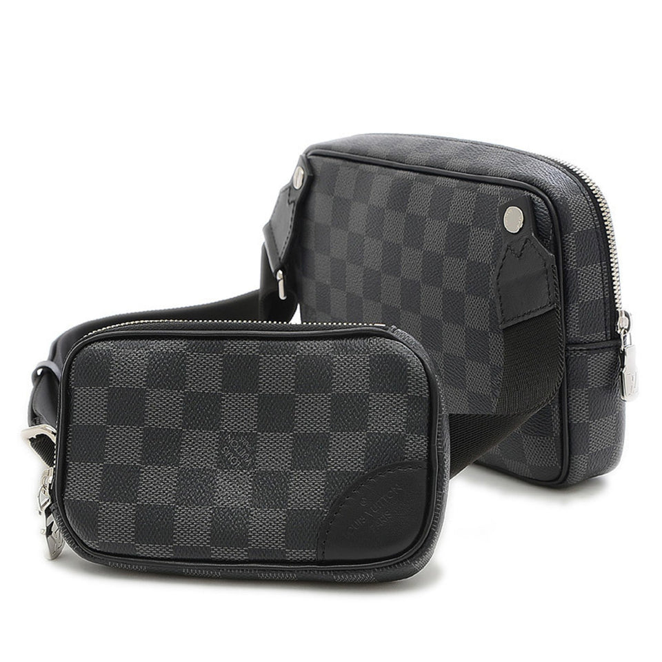 Louis Vuitton Damier Graphite Scott Messenger Shoulder Bag Men's