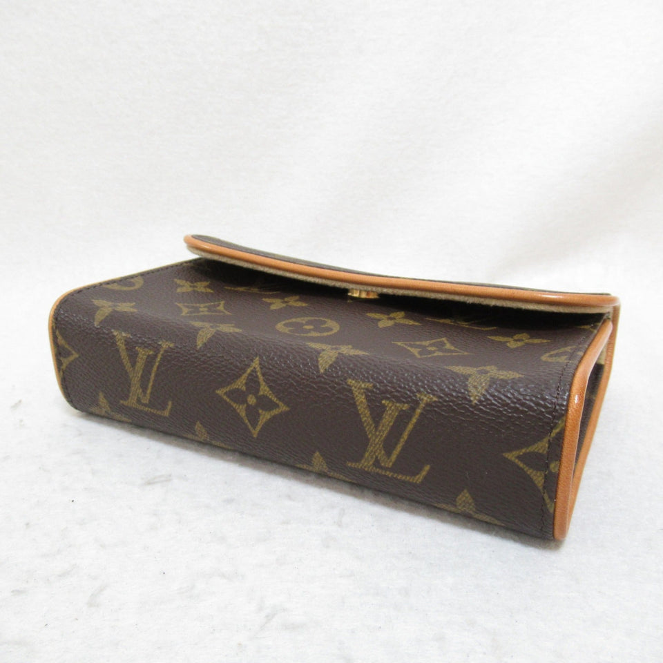 Louis Vuitton Pochette Florentine waist bag Brown Monogram PVC coated canvas