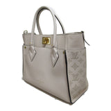 Louis Vuitton On My Side MM2wayShoulder Bag Ivory Mahina Calfskin [cowhide]