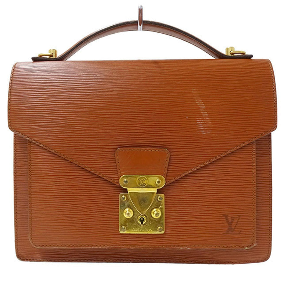 Louis Vuitton Bag Epi Women's Handbag 2way Monceau Kenya Brown Respect for the Aged Day