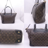 Louis Vuitton 2way Bag Monogram Estrella Brown Black Canvas Leather Handbag Shoulder Ladies