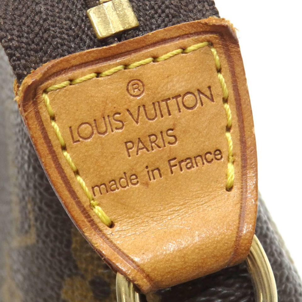 Louis Vuitton Monogram Pochette Accessory Ladies Hand Clutch