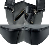 Burberry Black Leather Shoulder Bag ( )