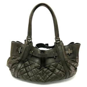 Burberry Brown Leather Tote Bag ( )