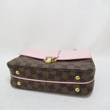 Louis Vuitton Clapton Shoulder Bag Pink Magnolia Damier PVC coated canvas